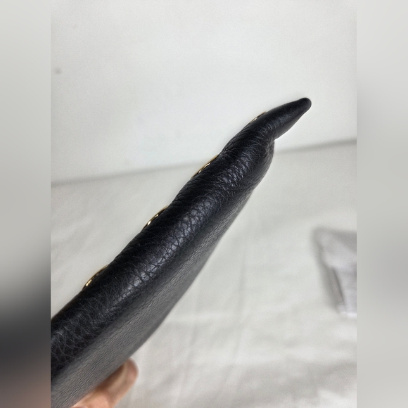 Michael Michael Kors Black and Gold Women's Clutch - Picture 5 of 11